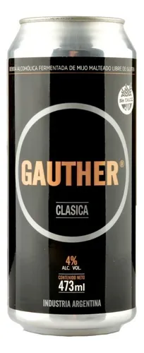 GAUTHER CLASICA SIN T.A.C.C. LATA DE 473ML